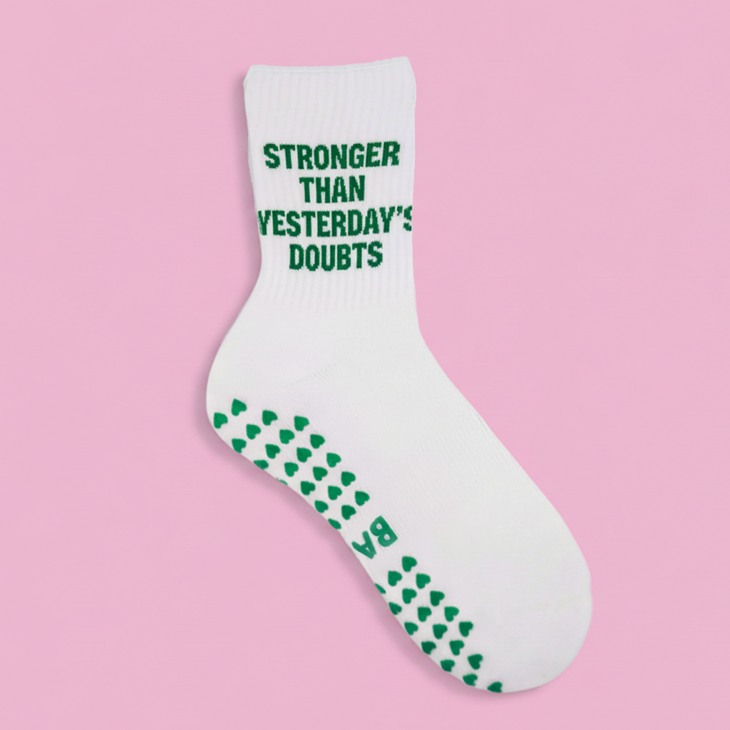 Grip Socks - Stronger than yesterday's doubt