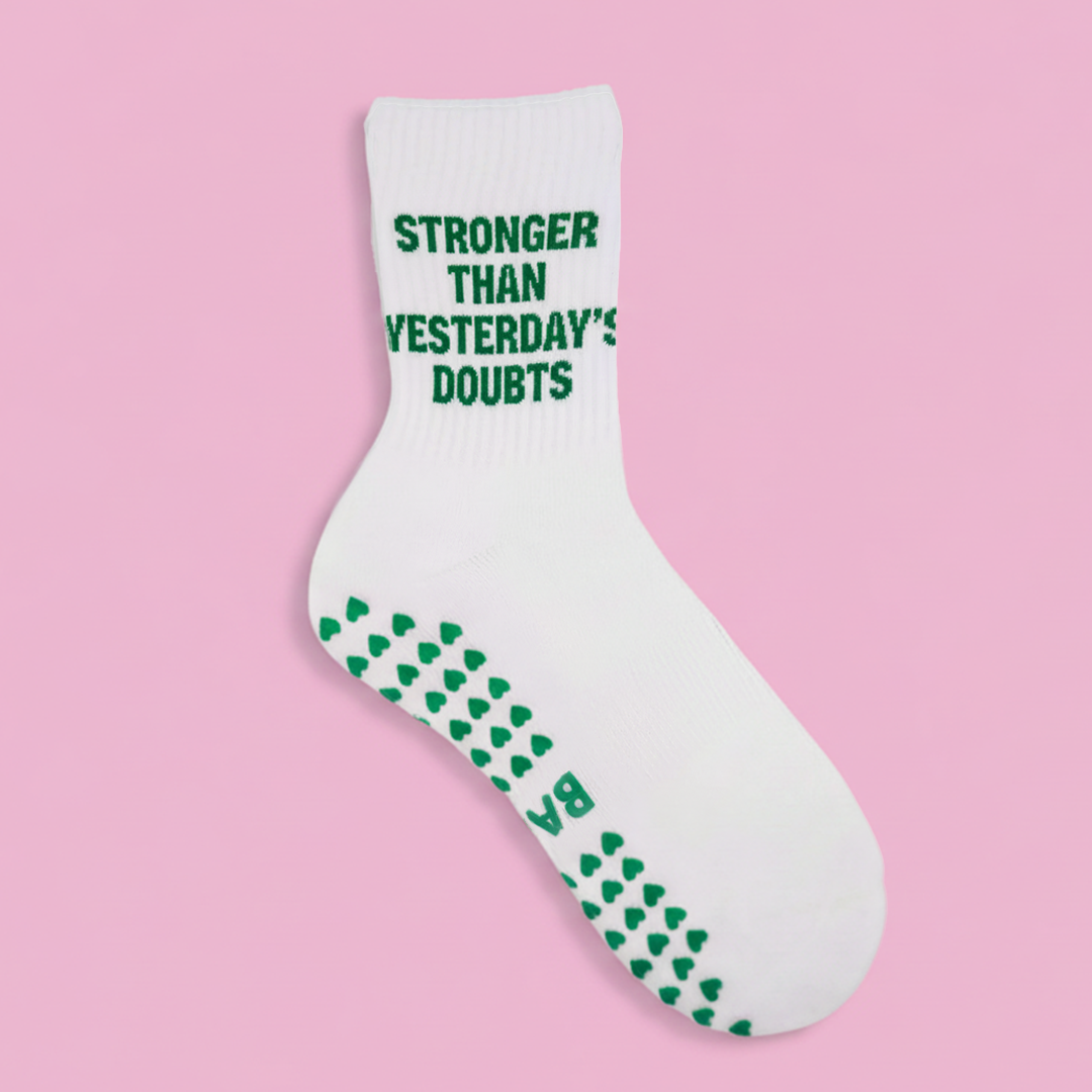 Grip Socks - Stronger than yesterday's doubt