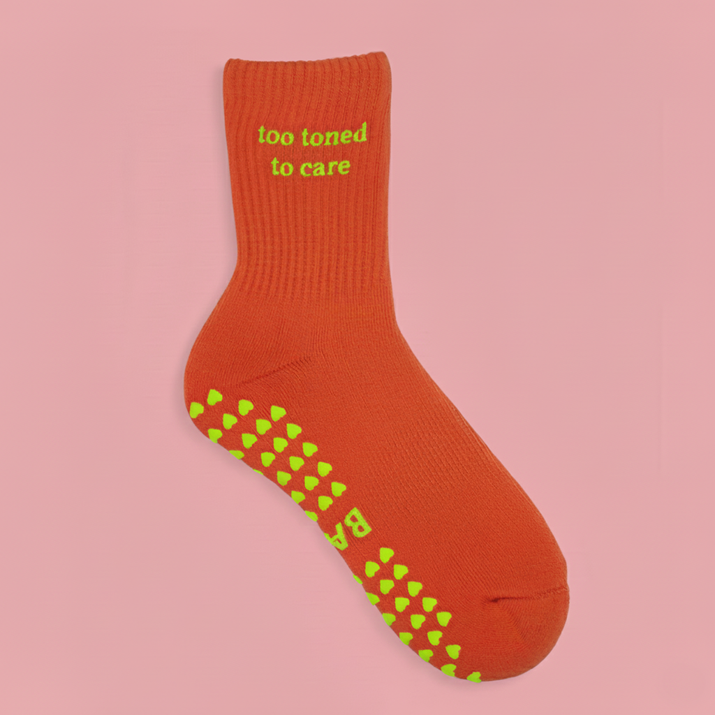 Grip Socks - Too toned to care